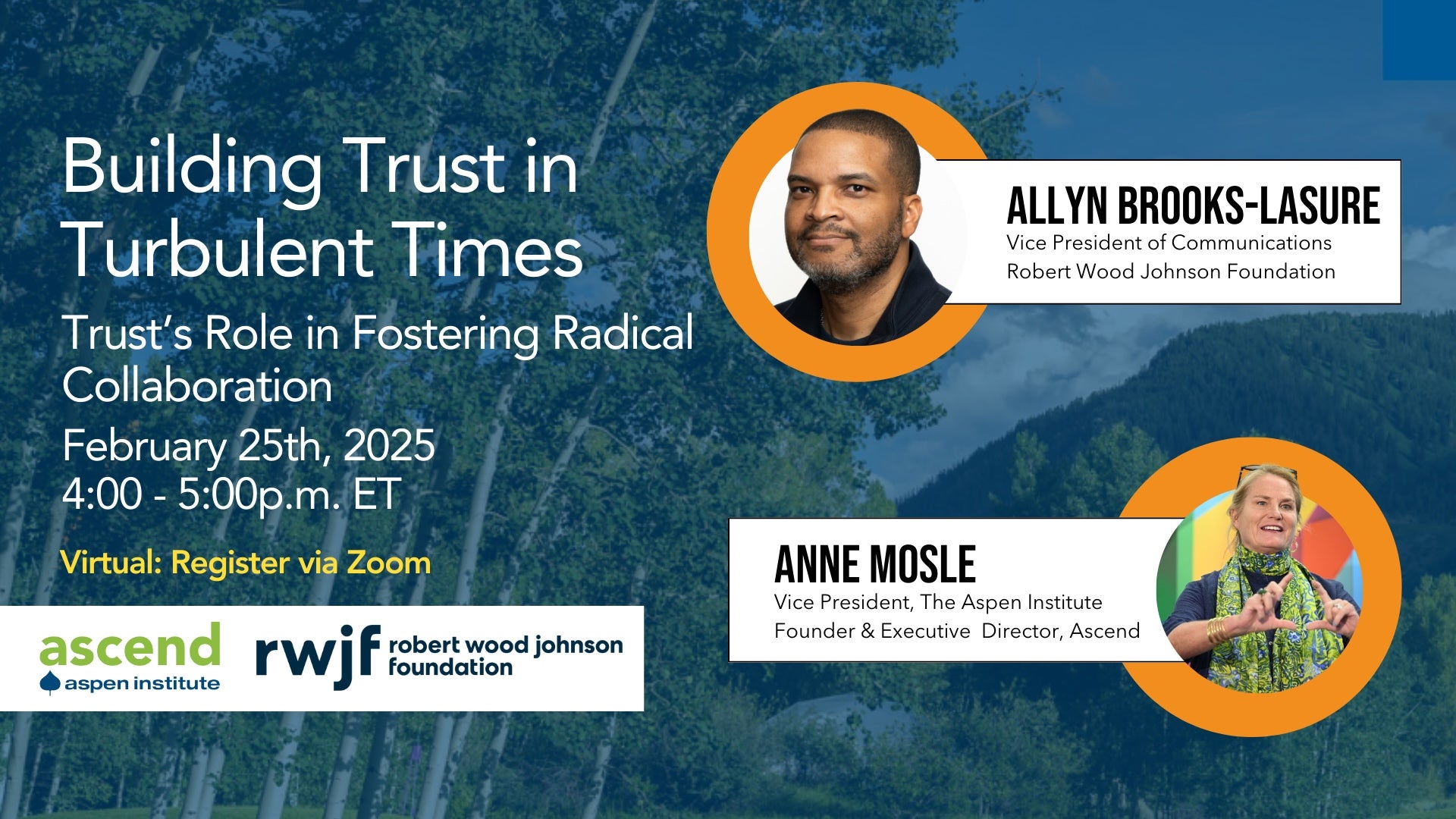Building Trust in Turbulent Times