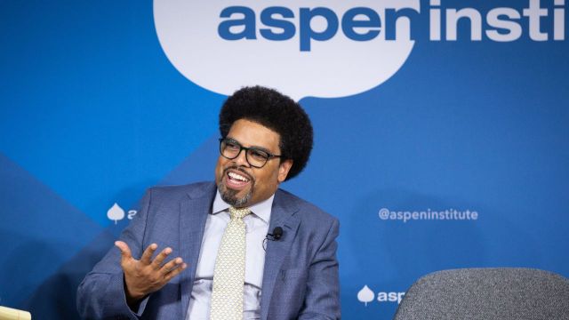 Darrick Hamilton speaking at the Aspen Institute