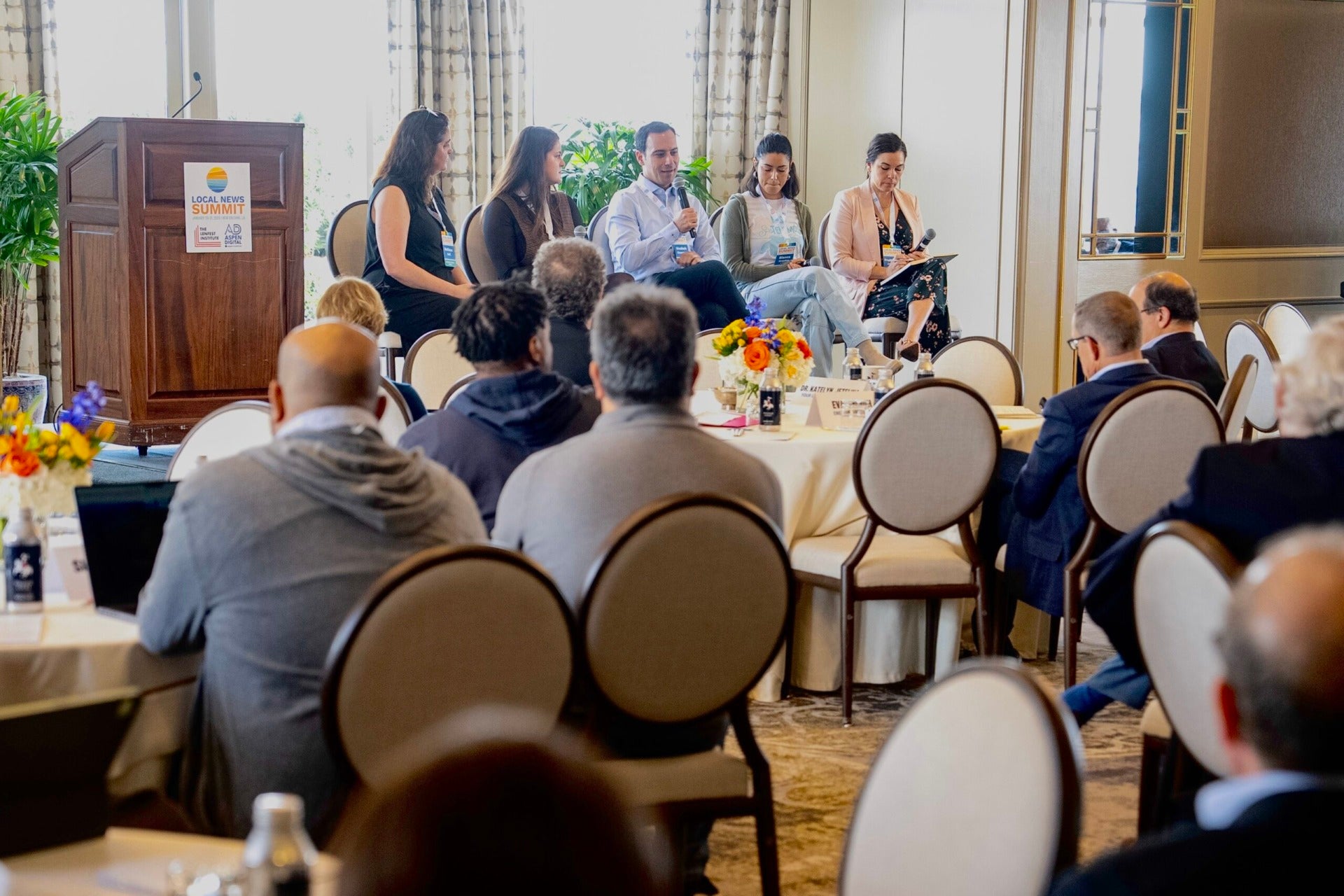 A photo of attendees at the 2025 Local News Summit.