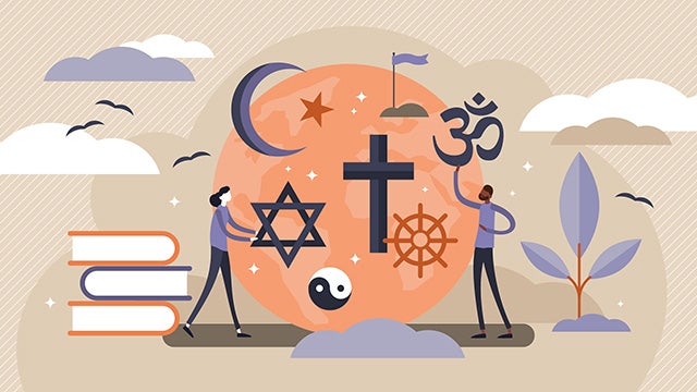 Religious symbol vector
