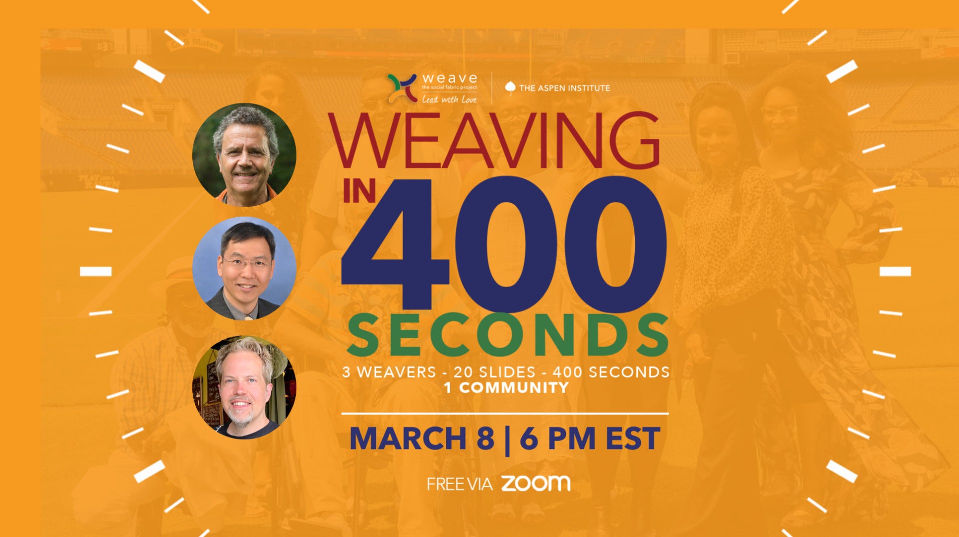 Weaving in 400 Seconds