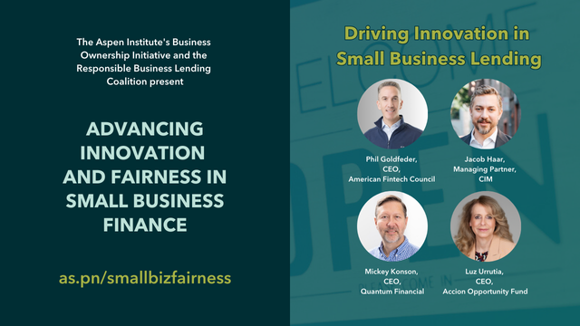 Driving Innovation in Small Business Lending 