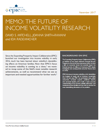 The Future of Income Volatility Research
